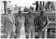 7/21/76 at the Family Picnic, Skinner's Butte, Eugene  Castle McAlister 68, Helen Huntington 67, Dorix Watkins 62, Robert McAlister 65