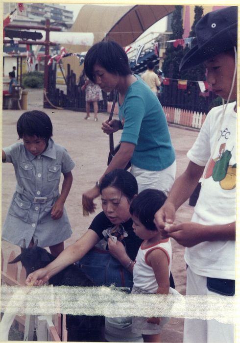 L to R: Marie, Shinko (Back ), Yuko, Michinori, Norihiro\nSummer 1974