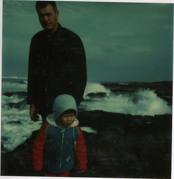 Jim and Albert Huntington\nNovemeber 30th, 1974\n5th Wedding Anniversary Trip\nYachats, Oregon